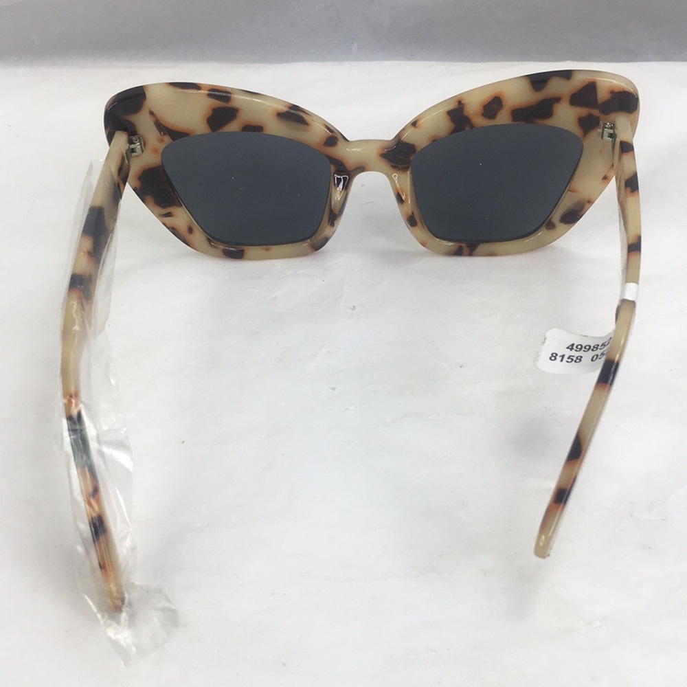 free people Cat eye animal print sunglasses new - Picture 2 of 6